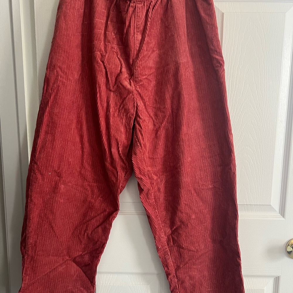 Lucy & Yak Women's Red Corduroy Pants